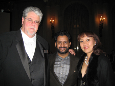 John Coffey, Resul Pookutty and Nina Coffey